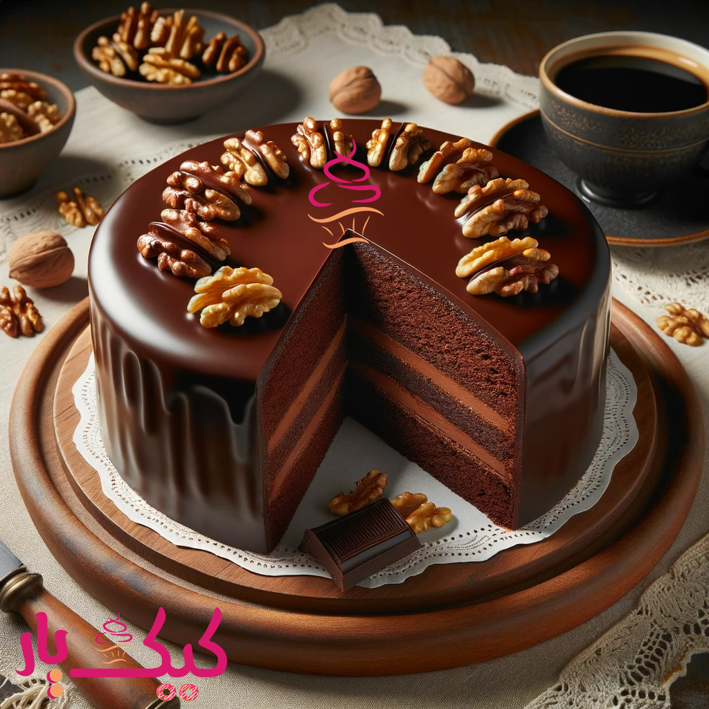 آماندین کیک اسفنجی شکلاتی رومانیایی